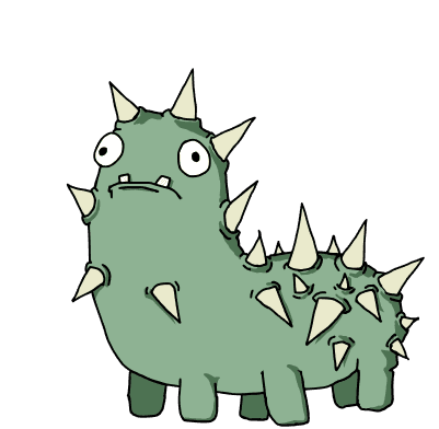 Spiky creature